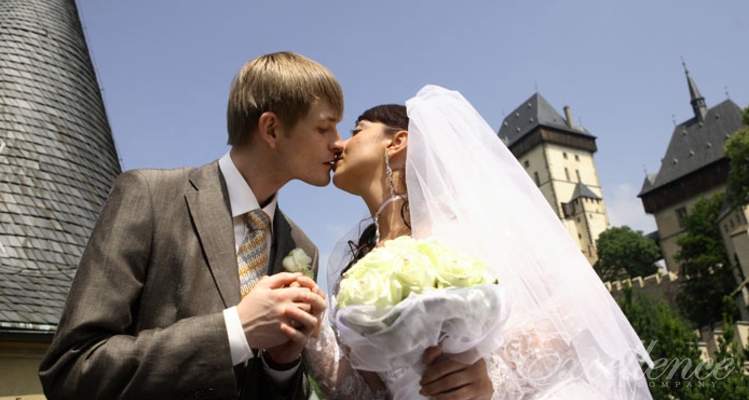 Свадьба в Чехии в замке Карлштейн