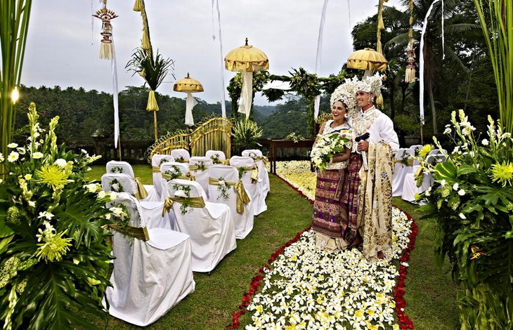 Свадебная церемония  в Убуде